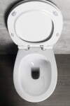 ISVEA - SENTIMENTI WC misa stojaca, Rimless, 36x55cm spodný/zadný odpad, biela 10SM10004SV