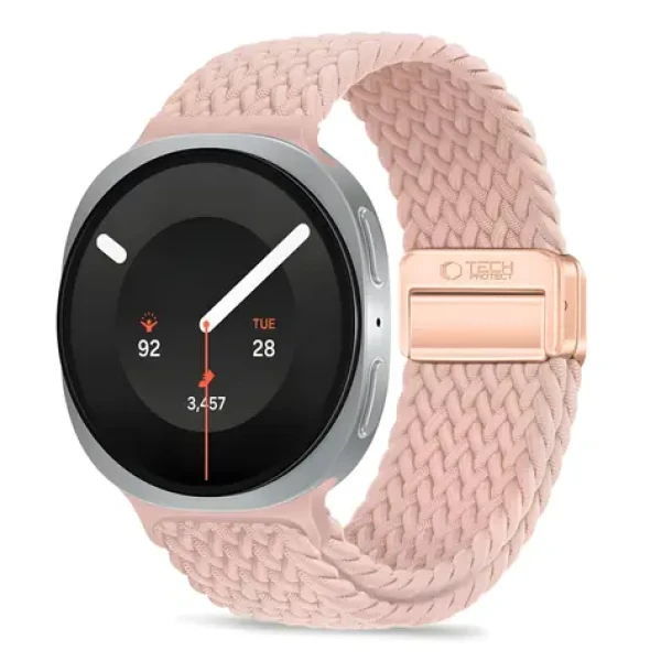Tech-Protect NylonMag ružová / Remienok / pre Samsung Galaxy Watch 40/44/46 mm