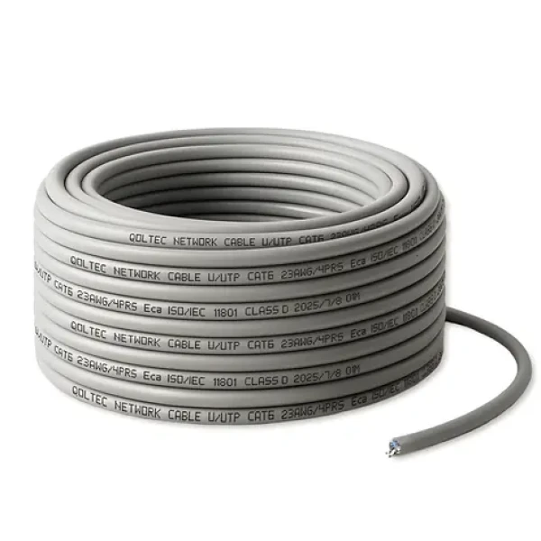UTP patch kábel Cat6 25 m šedý / Sieťový kábel / RJ45 / meď / 1 Gb/s (54558)