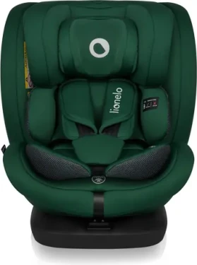 Lionelo Autosedačka Bastiaan i-Size Green Forest / Výška 40-150 cm / ISOFIX, Top Tether / Otočenie 360 ° (LO-BASTIAAN I-SIZE GREEN FOREST)