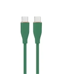 Kábel USB-C (M) - USB-C (M) 1,5 m zelená / Kábel / Nabíjací a dátový (CC-USB2S-CMCM-1.5M-G)