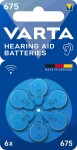 VARTA Hearing Aid Battery 675 BLI 6