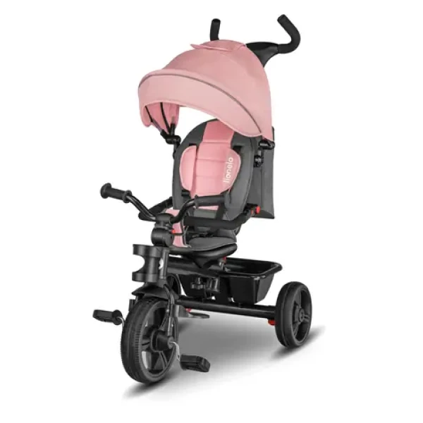 Lionelo Trojkolka 2v1 Haari Bubblegum