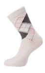 WiK 37729 Príležitostné dámske ponožky 35-42 hnědorůžový 35-38