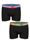 Pánske boxerky John Frank JF2BMODHYPE04 2PACK černá