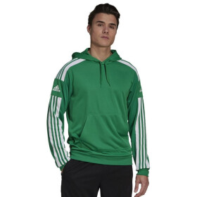 Pánska mikina GP6437 Zelená s bielou - Adidas S zeleno-bílá