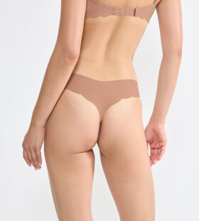 Dámske nohavičky ZERO z mikrovlákna 2.0 Hipstring 2P - CAMEO BROWN - béžová 00ME - SLOGGI BROWN XS