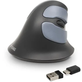 YENKEE YMS 5030 WL ErgoSnug čierna / vertikálna bezdrôtová optická myš / 1600 DPI / 7 tlačidiel / 2.4 GHz (8590669316861)