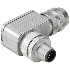 Weidmüller SAISW-M-8/9 M12 upravený zástrčkový konektor pre senzory - aktory, 1423040000, piny: 8, 1 ks; 1423040000