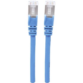 Intellinet 741149 RJ45 sieťové káble, prepojovacie káble CAT 6A S/FTP 15.00 m modrá fóliové tienenie, tienenie pletivom, tienený, bez halogénov 1 ks; 741149