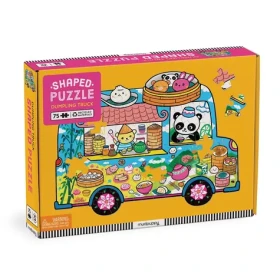 Mudpuppy Puzzle v tvare minibusu s občerstvením /75 dielikov/ od 7 rokov