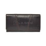 Dámska kožená peňaženka Lagen PWL-388/T Dark brown