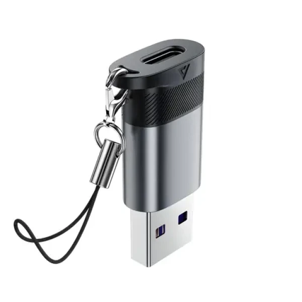 Acefast J8 sivá / Redukcia / USB-C - USB-A