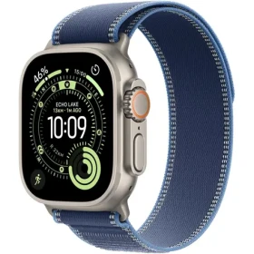Apple Watch Ultra 3 (2025) GPS+Cellular 49mm Titanové telo - Modrý trailový ťah (S/M) / 130-180 mm (MEWR4QC/A)