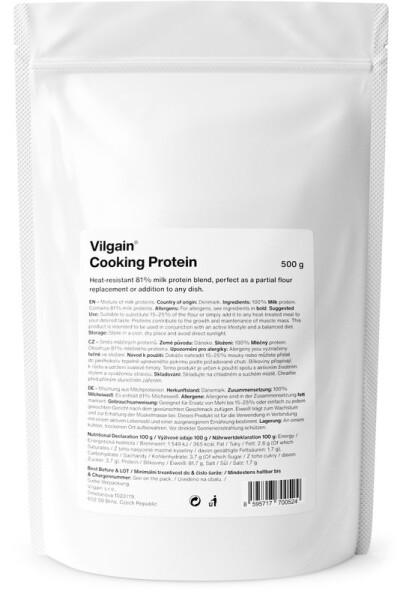 Vilgain 81 % Proteín na pečenie – 500 g