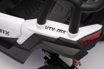 Mamido Mamido Elektrické autíčko Buggy Madman biele | UTV-MX 4x4 | EVA kolesá | 12V 10Ah | EKO koža