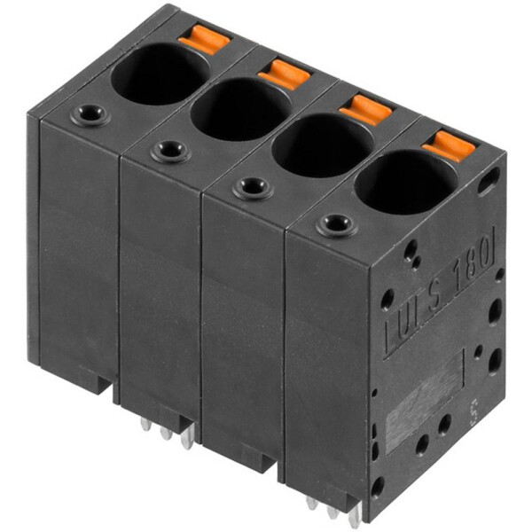 Weidmüller 2492130000 pružinová svorka 16 mm² Pólov 4 čierna 30 ks; 2492130000