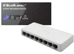 Qoltec 52248 / Sieťový switch / 8x RJ45 / 1000 Mbps (52248)