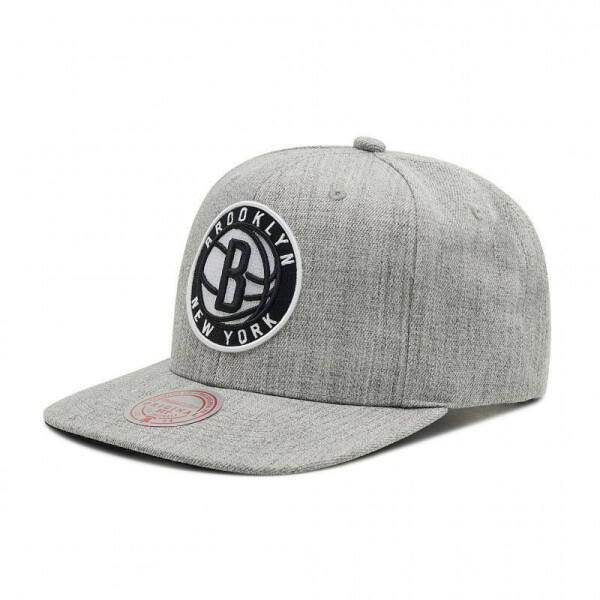 Mitchell & Ness NBA Brooklyn Nets Logo Team High Crown 6 Panel Classic Red Snapback HHSS3272-BNEYYPPPGYHT OSFM