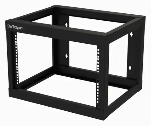 StarTech Nástenný rack s otvoreným rámom 6U / Nástenný rack / nosnosť 80 kg / hĺbka 457 mm (RK619WALLO)
