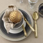 GREEN GATE Ľanový obrúsok Oxford Stone