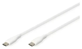 Digitus / USB-C kábel / silikónový / 2 m / biela (AK-300341-020-W)