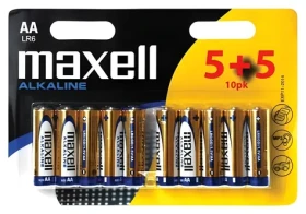 Maxell AA / Alkalická batéria / 1,5 V / 10 ks (35032357)