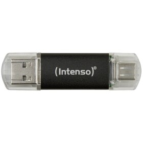 Intenso Twist Line USB flash disk 64 GB antracitová 3539490 USB-A, USB-C®, USB 3.1 (Gen 1x1); 3539490