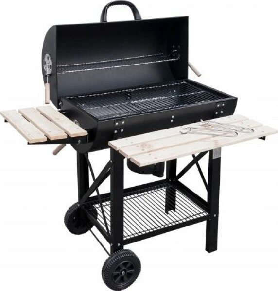 Mirpol MIR418 Grill záhradný na drevené uhlie 70 cm x 35 cm