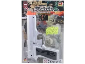 MaDe 70386 Pištoľ na guličky na karte na pružinu