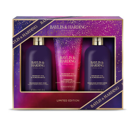 Baylis & Harding Sada starostlivosti o telo - Fík & Granátové jablko, 3ks