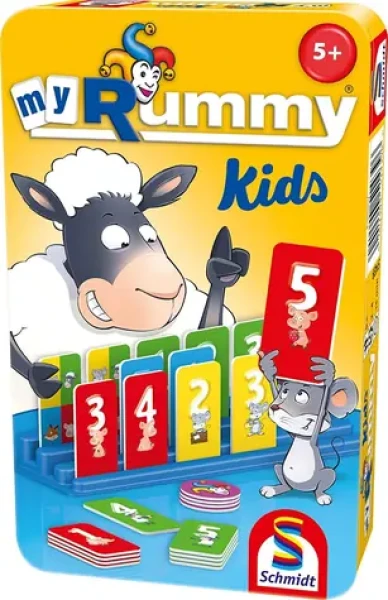Schmidt Detská hra MyRummy Kids v plechovej krabičke