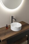 GSI - KUBE X keramické umývadlo na dosku, priemer 32cm, biela ExtraGlaze 943511