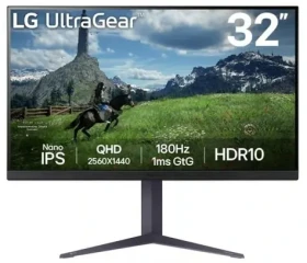 31.5" LG 32GS85QX-B čierna / IPS / 2560 x 1440 / 16:9 / 1000:1 / 350dc-m2 / HDMI DP / VESA (32GS85QX-B.AEU)