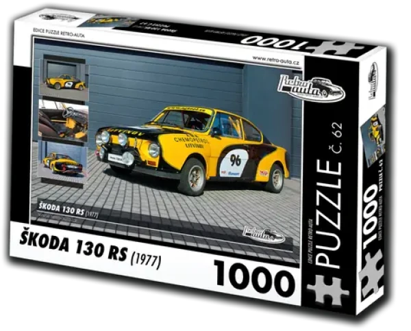 RETRO-AUTA Puzzle č. 62 Škoda 130 RS (1977)