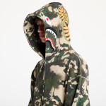 Mikina A BATHING APE Map Camo Shark Relaxed Fit Full Zip Hoodie UNISEX Green XL