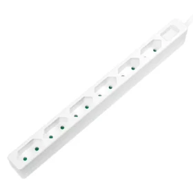 LogiLink LPS231 biela / Predlžovací kábel / 6 zásuviek / 1,5 m / 3400 W (LPS231)