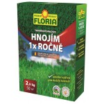 AGRO FLORIA Trávnikové hnojivo HNOJÍM 1x ROČNE 2,5 kg