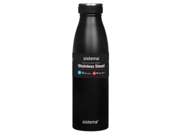 Sistema Hydrate Stainless Steel Termofľaša 500 ml čierna (8592001419629)
