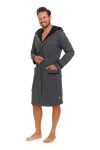 Pánsky župan 7141 Twill - Doctor Nap šedá XL