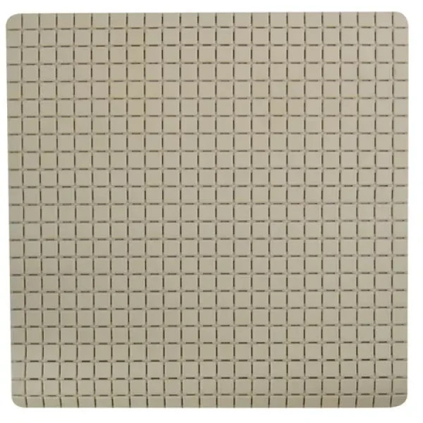 MSV QUADRO Premium protišmyková podložka do sprchy béžová / SBS kaučuk / 54 x 54 cm