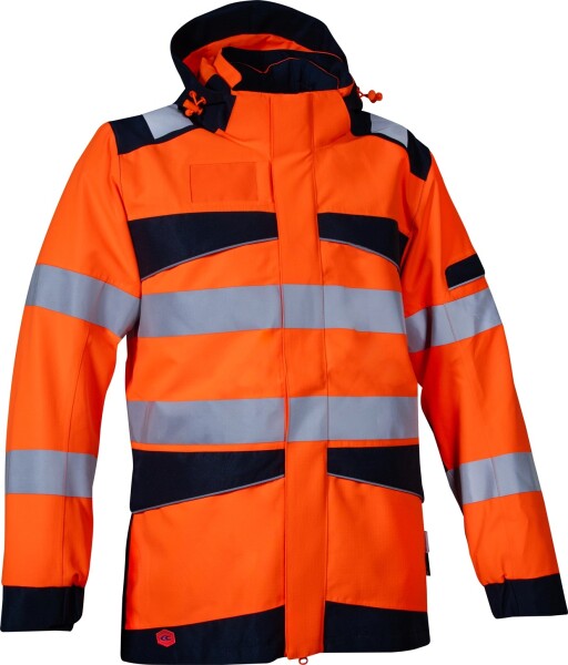 Reflexná zimná parka Cofra KIRKHOLM Farba: Reflexná oranžová, Veľkosť: 46 (V639-0-03_Z46)