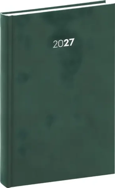 NOTIQUE Balakon 2027 zelený / Denný diár / 15 × 21 cm
