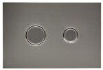 Ovládacie tlačidlo SAT kov gun metal mat SATATBGM SATATBGM
