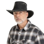 Bushman Pánsky a dámsky klobúk Rancher, čierny XXL