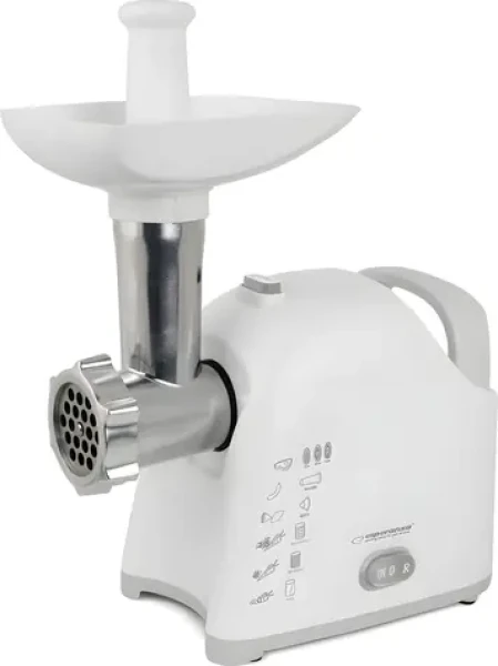 Esperanza EKM033 biela / Mlynček na mäso / 2200 W / 3 kotúče / nerez nôž (EKM033)