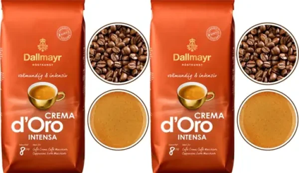 Dallmayr Crema Oro Intensa 2 kg / Zrnková káva / 100% Arabica
