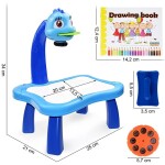 Projektor pre výučbu kreslenia modrý MalPlay