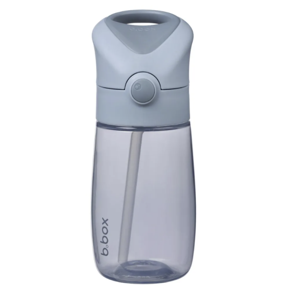 B.box Fľaša na pitie so slamkou 380 ml - chill out EUR