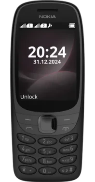 Nokia 6310 (2024) Dual SIM čierna / Tlačidlový telefón / 2,8 "IPS / FM rádio / Bluetooth 5.0 / 1450 mAh (286953563)
